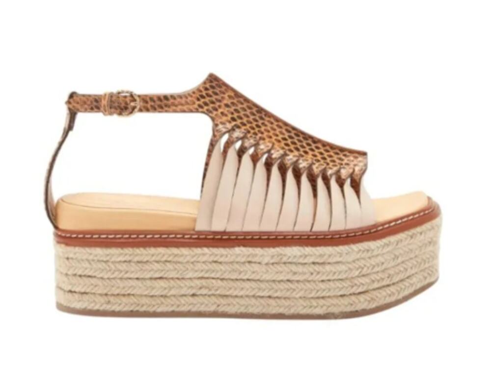 Ulla Johnson Valencia Twisted Espadrille Platform Sandals Sz. 39 (US 8.5) - Picture 9 of 9